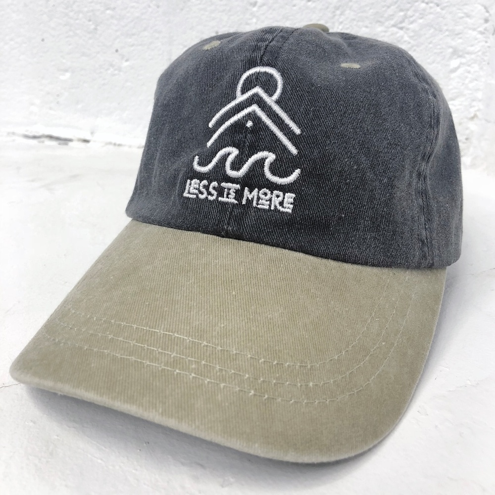 LESS IS MORE 2-TONE CAP (3-pack)